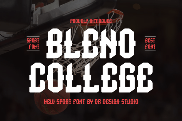 Bleno College: A Quirky Display Font for Modern Editors