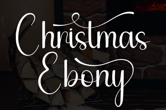 Christmas Ebony Font for Editorial Design