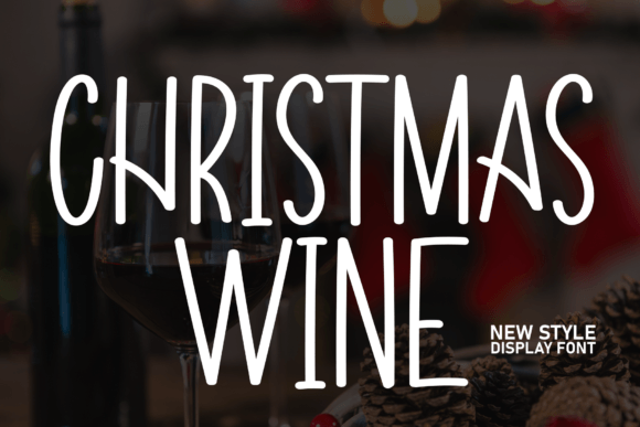 Christmas Wine: A Friendly Script Font for Editors
