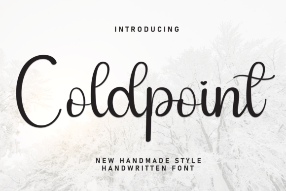 Coldpoint: A Sweet Handwritten Display Font