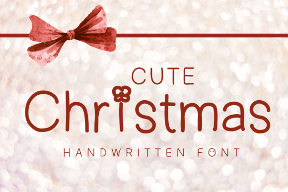 Cute Christmas Font for Editorial Design