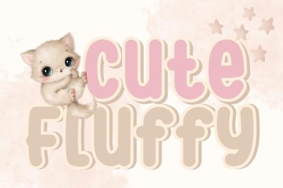 Cute Fluffy: A Whimsical Script Font for Web Design