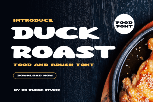 Duck Roast Font for Editorial Design