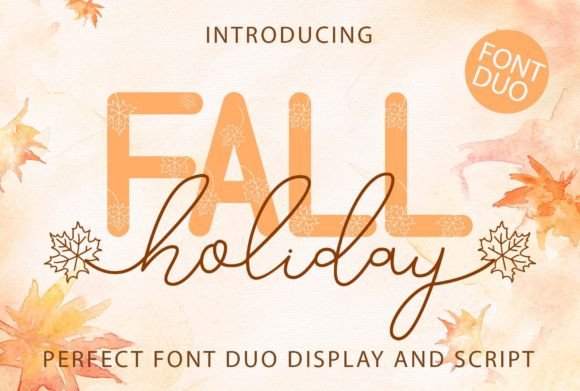 Fall Holiday Font for Elegant Web Design