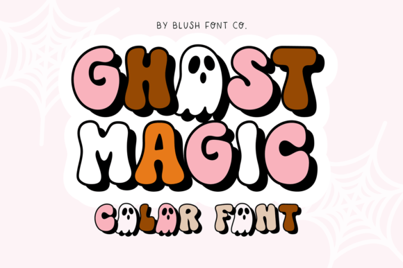 Ghost Magic Color Typeface for Playful Campaigns