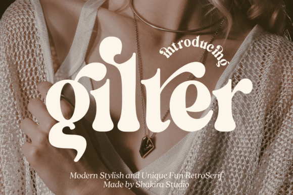 Gilter: The Retro Serif Font for Modern Makers