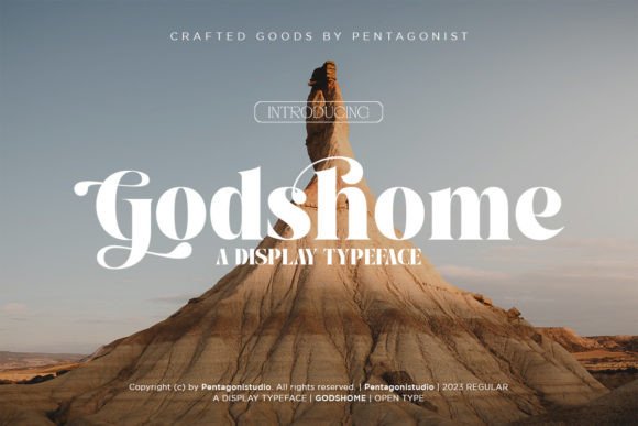 Godshome: The Serif Font for High-End Branding
