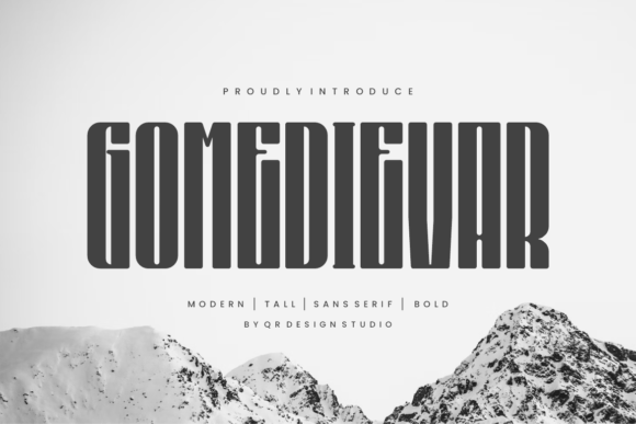Gomedievar Font for Bold Business Branding