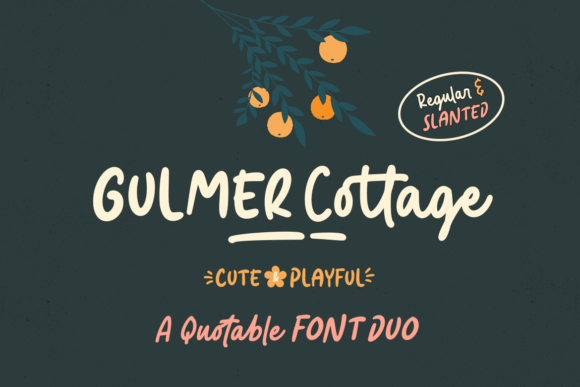 Gulmer Cottage Duo Font for Small Business Branding