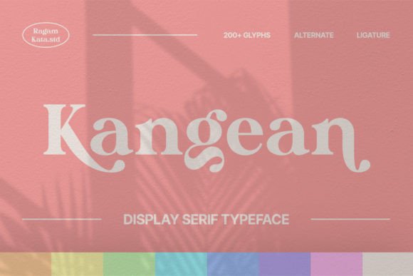 Kangean: A Retro Serif Font for Modern Editorial Design