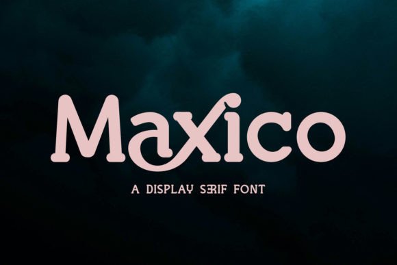 Maxico: A Luxurious Serif Font for Elegant Branding