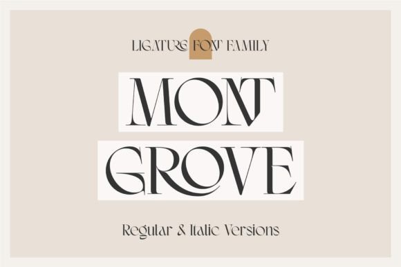 Montgrove: A Serif Font for Memorable Branding