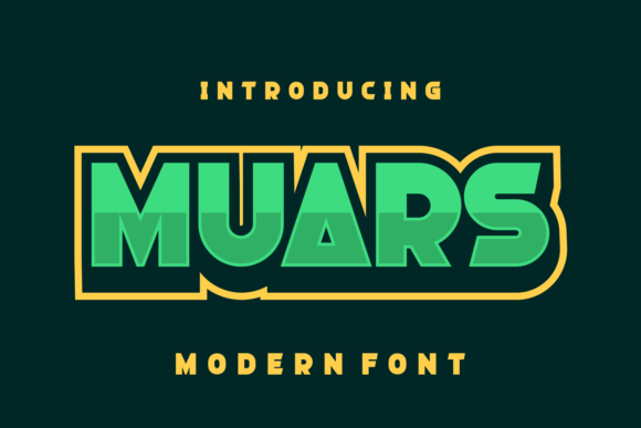 Muars: A Unique Display Font for Editorial Design