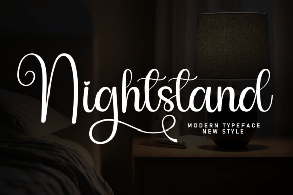 Nightstand Font: Sweet Handwritten Charm for Makers