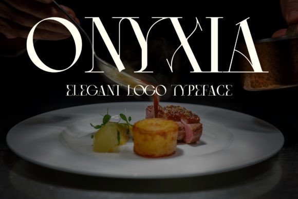 Onyxia: A Bold Serif Typeface for Makers