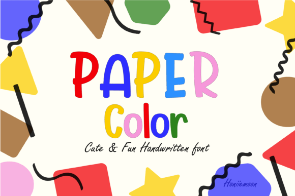 Paper Color: The Playful Display Font for Makers