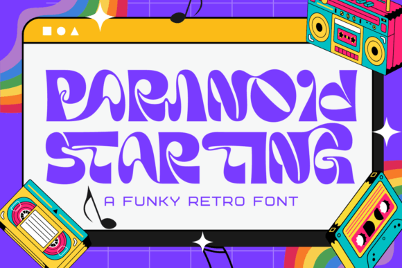 Paranoid Starting Font for Retro Web Design