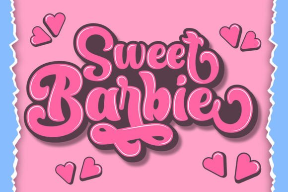 Sweet Barbie: An Elegant Script Font for Editorial Design