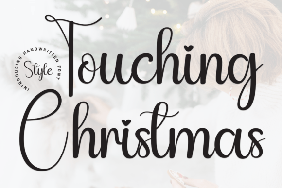 Touching Christmas: A Handwritten Font for Business Branding